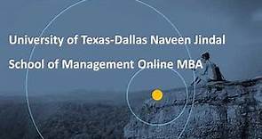 University of Texas Dallas Online MBA