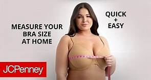 Quick & Easy | How to Measure Your Bra Size | JCPenney