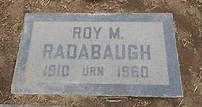 Actor Roy Radabaugh (Richard Cromwell) Grave Santa Ana Cemetery California USA May 29, 2021