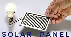 How to make a solar panel at home diy
