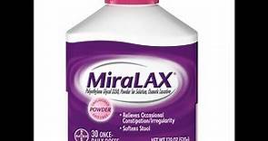 miralax laxative powder gentle constipation relief