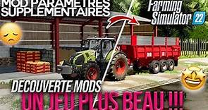 Un MOD SIMPLE pour AMÉLIORER totalement votre Jeu Farming Simulator 22 !!! 😵🥰 (mod Paramètres sup)