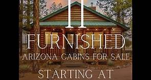 11 Furnished Arizona Cabins For Sale - Show Low, Payson, Pinetop, Lakeside, & More - Blaine Wiggins