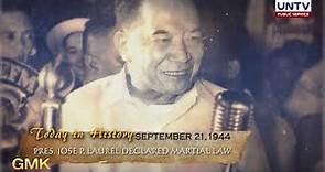 First Declaration of Martial Law in the Philippines | Today in History