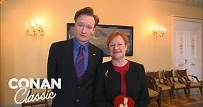 Conan Meets The President Of Finland | Late Night with Conan O’Brien