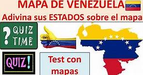 Mapa de Venezuela con sus Estados