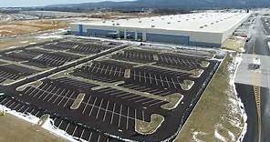 An aerial look at Walmart’s new 1.8 million-square-foot fulfillment center in central Pa
