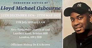 Lloyd Michael Osbourne Homegoing Service