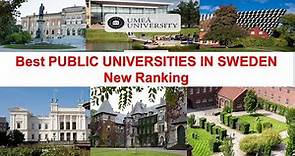 Best Public Universities in Sweden New Ranking | Stockholm University Ranking