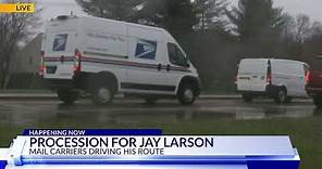 Mail carriers honor slain Rockford mailman Jay Larson with memorial route