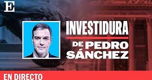 DIRECTO | Votación de investidura de Pedro Sánchez en el Congreso de los Diputados | EL PAÍS