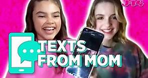 Ariana Greenblatt and Mckenna Grace Read Texts From Mom