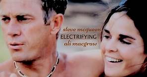 steve mcqueen & ali macgraw // electrifying