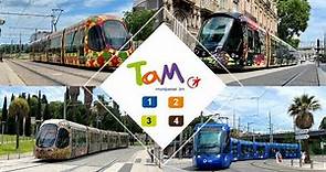 [Tramway] Toutes les lignes du réseau TaM de Montpellier.