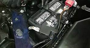 2017 Honda Accord Battery Removal