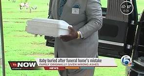 Baby buried after funeral home's mistake
