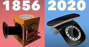 Evolution of the Telephone 1856 - 2020 (Landline)