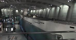 Museo de la Ciencia e industria en Chicago, Exhibicion de un Submarino Aleman 505 original