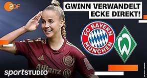 FC Bayern München – Werder Bremen Highlights | Frauen-Bundesliga, 2. Spieltag 2022/23 | sportstudio