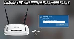 How To Change Wifi Router Password in 5 Minutes