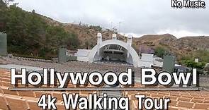 【4k】Hollywood Bowl, Los Angeles CA, Walking Tour | 4k UHD