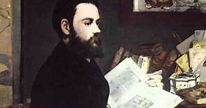 Portrait d'Émile Zola Par le peintre français Édouard Manet