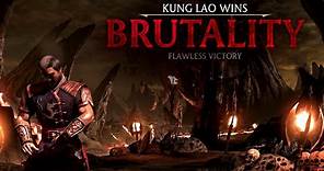 MORTAL KOMBAT X · Kung Lao - ALL BRUTALITIES [HD] 60fps | MKX