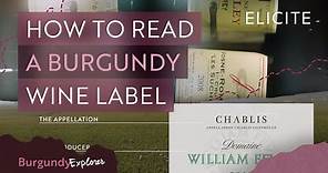 How To Read A Burgundy Wine Label