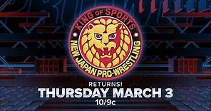 New Japan Pro-Wrestling Returns to AXS!