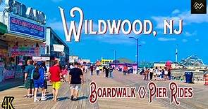Wildwood New Jersey Boardwalk and Morey's Piers 2023