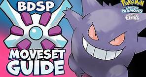 How to use GENGAR! GENGAR Moveset Guide! Pokemon Brilliant Diamond and Shining Pearl