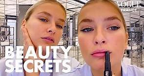 Camille Razat nous dévoile sa routine beauté typiquement française | Beauty Secrets | Vogue France