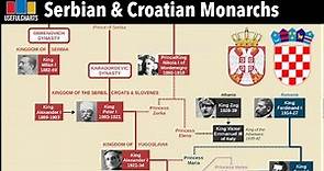Serbian & Croatian Monarchs Family Tree