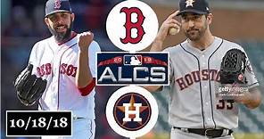 Boston Red Sox vs Houston Astros Highlights || ALCS Game 5 || October 18, 2018