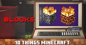 Blocks: Ten Things You Probably Didn't Know About Minecraft