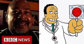The new voice of The Simpsons' Dr Hibbert - BBC News