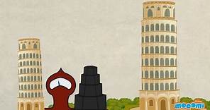 Leaning Tower of Pisa History and Facts - Fun Facts for Kids | Educational Videos by Mocomi