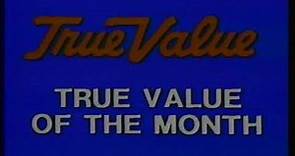 True Value Hardware Commercial 1986