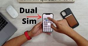 iPhone 12 Pro Max Dual Sim / eSim Setup