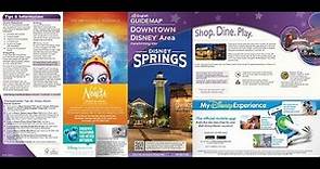 Disney Springs New Guide Map