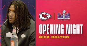 Nick Bolton: “Plays every single snap like it’s his last” | Super Bowl LVIII Opening Night