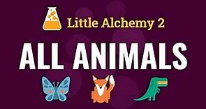 How to make ALL ANIMALS in Little Alchemy 2