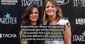 María Casado enseña cómo será el rostro de su primera hija con Martina diRosso: "No podemos dejar de mirarle la carita"