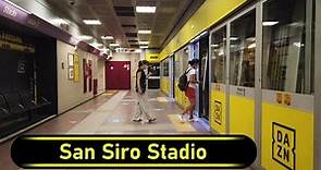 Metro Station San Siro Stadio - Milan 🇮🇹 - Walkthrough 🚶