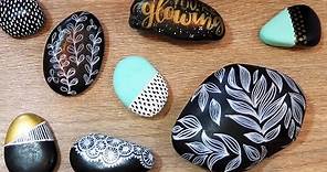 ROCK PAINTING for the First Time | Ideas and Tips, What I Learned