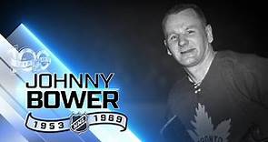 Johnny Bower led Leafs to four Stanley Cup titles