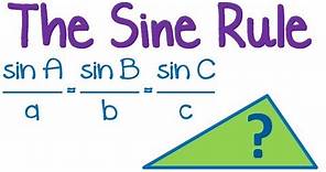 Maths Tutorial: Trigonometry Law of Sines / Sine Rule