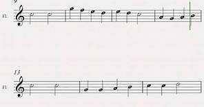 Good King Wenceslas Sheet Music: (20 Easy Christmas Carols For Beginners Flute - Book 2)