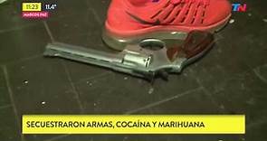 Allanamiento, tiros y droga en Marcos Paz