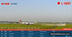 【LIVE】 Webcam Aeroporto di Praga | SkylineWebcams